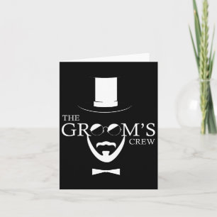 The Groom´s Crew Wedding  Card