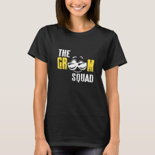 The Groom Squad Retro Funny Bachelor Party T-Shirt
