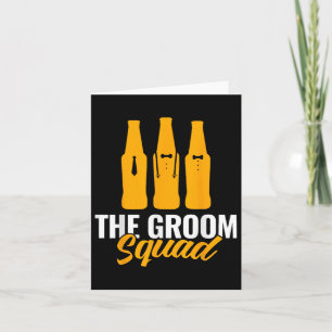 The Groom Squad Sungles Wedding Bachelor Party Gro Card
