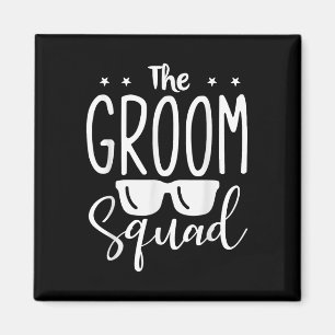 The Groom Squad Wedding Groomsmen Magnet