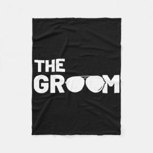 The Groom Squat Bachelor Supplies Party Wedding 1  Fleece Blanket