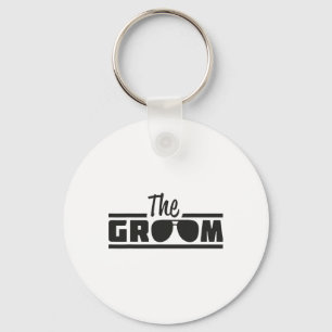 The Groom Vintage Men Groom To Be Wedding Day  Key Ring