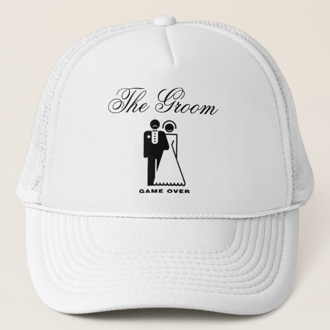 The Groom Wedding Hat (Front)