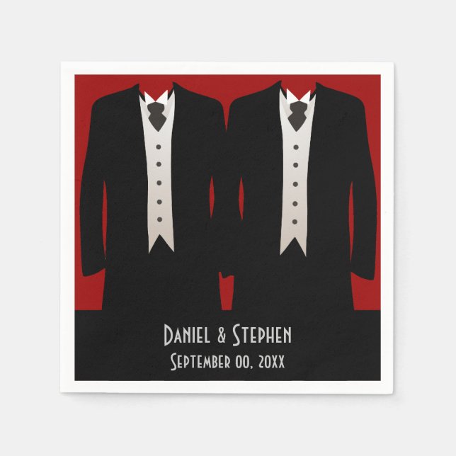 The Grooms Napkin (Front)