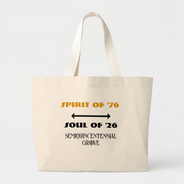 The Groovy '76 Revival Tote Bag (Front)