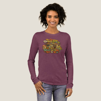 The Groovy Dream Shack:Long SleeveTee Bella+Canvas Tri-Blend Shirt