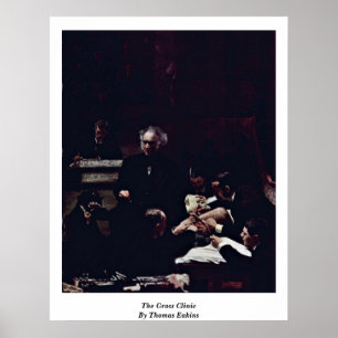 The Gross Clinic By Thomas Eakins Poster