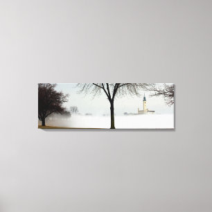 the Grosse Pointe Yacht Club, Lakeshore Drive... Canvas Print