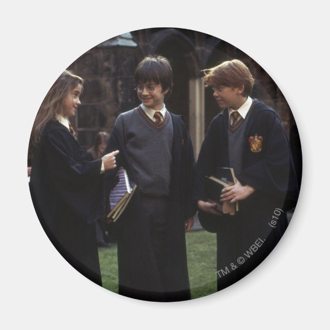 The group outside of Hogwarts Magnet (Front)