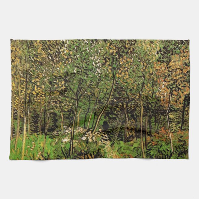 The Grove by Vincent van Gogh Tea Towel (Horizontal)