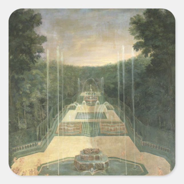 The Groves of Versailles Square Sticker (Front)