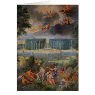 The Groves of Versailles. View of pool of Neptune