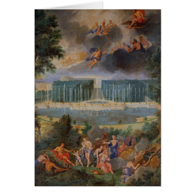 The Groves of Versailles. View of pool of Neptune (Front)