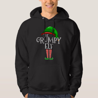 The Grumpy Elf Family Matching Christmas Gift Funn Hoodie