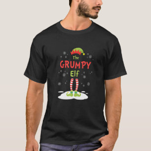 The Grumpy Elf Merry Christmas Family Matching Cos T-Shirt