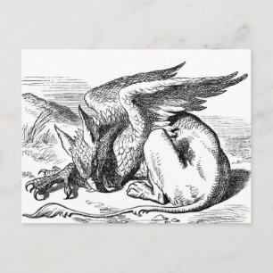 The Gryphon from Alice in Wonderland Postcard