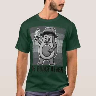 The Guacfather, Cute Avocado Men, Funny Daddy, Ret T-Shirt