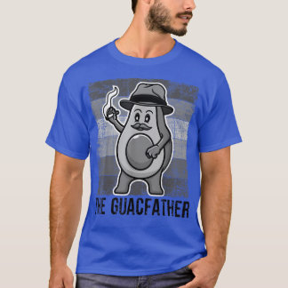 The Guacfather, Cute Avocado Men, Funny Daddy, Ret T-Shirt