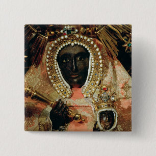 The Guadalupe Madonna 15 Cm Square Badge