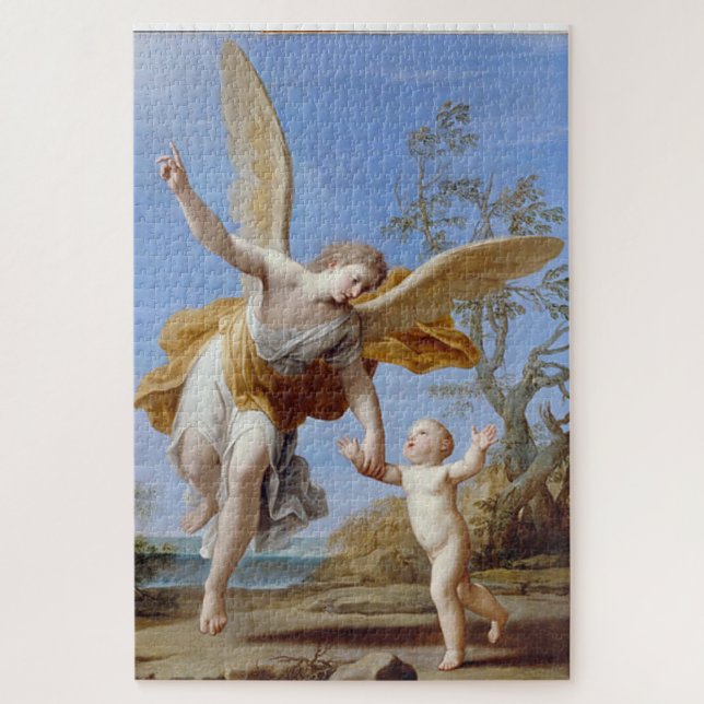 The Guardian Angel by Marcantonio Franceschini Jigsaw Puzzle (Vertical)