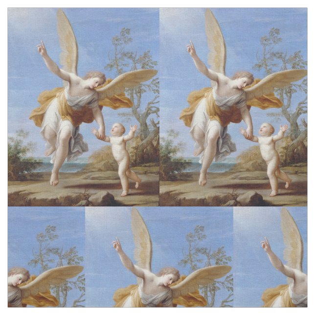 "The Guardian Angel" custom fabric (Swatch)