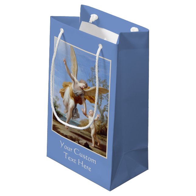 "The Guardian Angel" custom gift bag (Back Angled)