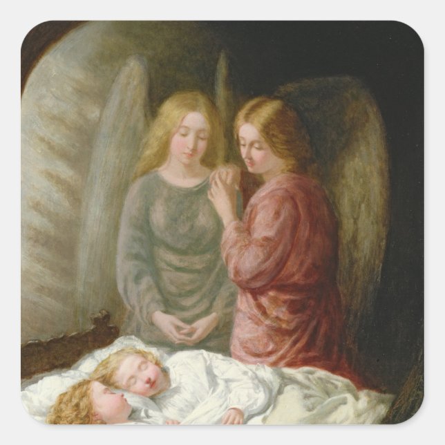The Guardian Angels Square Sticker (Front)