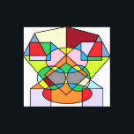 The Guardian - Etude No. 5: Symmetry of Protection Canvas Print<br><div class="desc">Discover the grounding presence of 'The Guardian - Etude No. 5'. This compelling work of sacred geometry utilizes perfect symmetry and a vibrant, diverse color palette to evoke a sense of watchful protection and inner balance. Its totem-like structure and harmonious intersection of circles and polygons make it a spiritual sentinel...</div>