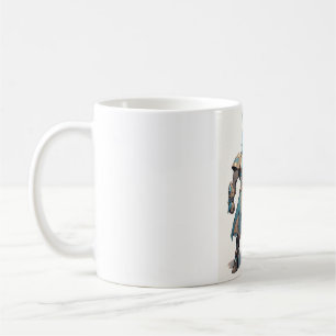 The Guardian of Azure Steel Coffee Mug