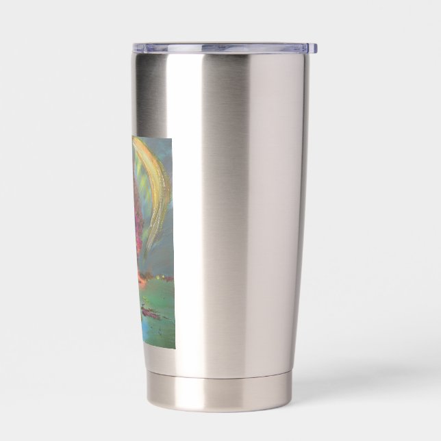 The guardian of silent secrets insulated tumbler (Left)