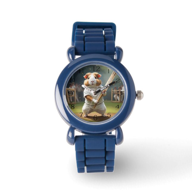The Guinea Pig Cricketer: Dressed in Whites,  Watch (Front)