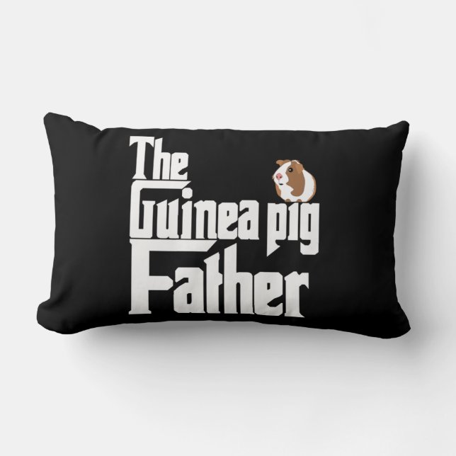 The Guinea Pig Father Lumbar Cushion (Front)