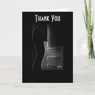 "THE GUITAR" ALL OCCASION THANK YOU CARD
