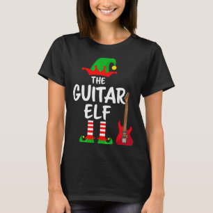 The Guitar Elf Matching Family Christmas T-Shirt