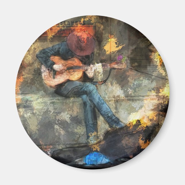 The Guitar Man Magnet (Front)