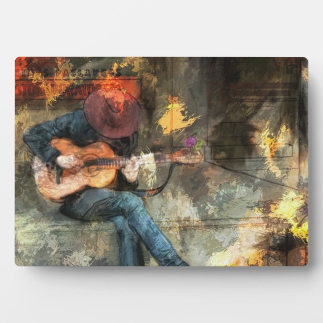 The Guitar Man Plaque (Front)