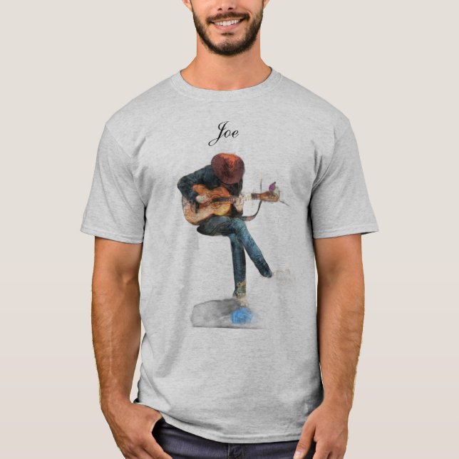 The Guitar Man  T-Shirt (Front)