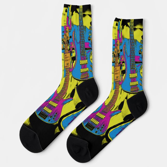 The Guitar Party - Musical Instruments   Socks (Left)