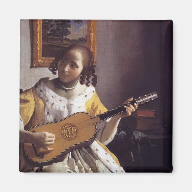 The Guitar Player Magnet (Front)