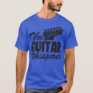 The Guitar Whisperer Vintage Guitarist Dad Mens Gu T-Shirt