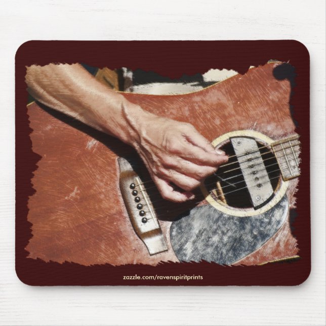 THE GUITARIST MUSIC LOVER Mousepad (Front)