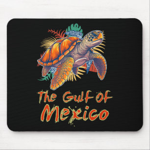 The Gulf Of Mexico Edm Music Rave Dance Sea Turtle Mouse Pad