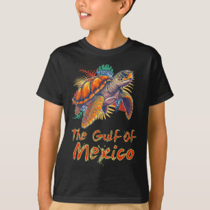 The Gulf Of Mexico Edm Music Rave Dance Sea Turtle T-Shirt