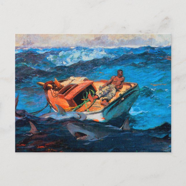 The Gulf Stream by Winslow Homer Postcard (Front)