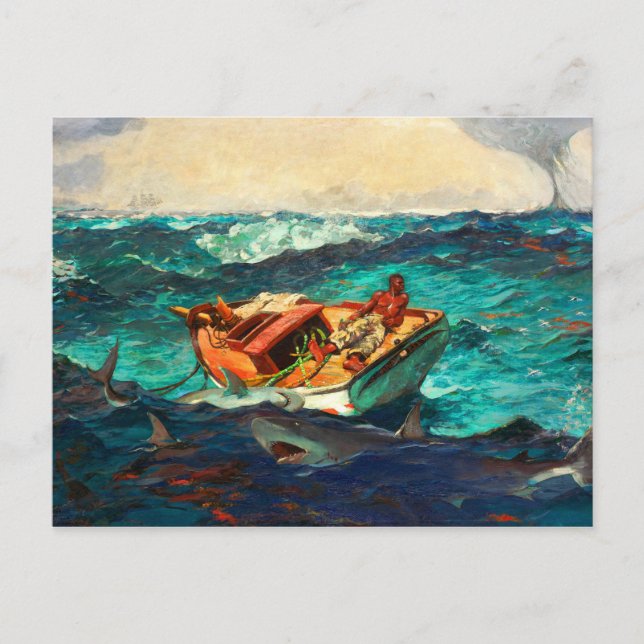 The Gulf Stream by Winslow Homer Postcard (Front)