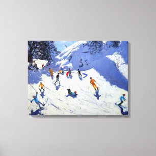 The Gully Belle Plagne 2004 Canvas Print