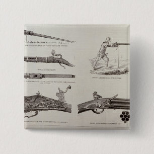 The Gun and its Development 15 Cm Square Badge