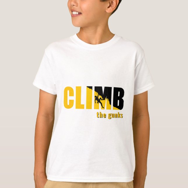 The Gunks Bouldering Rock Climbing  T-Shirt (Front)
