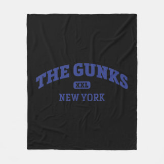The Gunks College Style Rock Climbing Area Design  Fleece Blanket