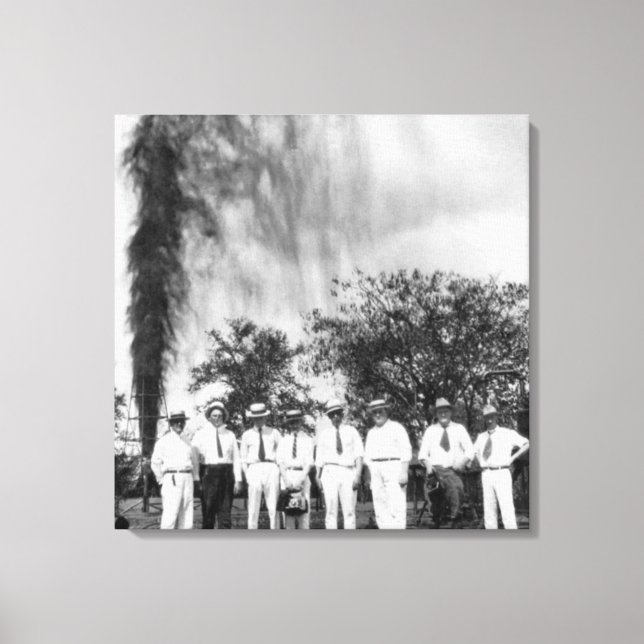 The Gusher Canvas Print (Front)